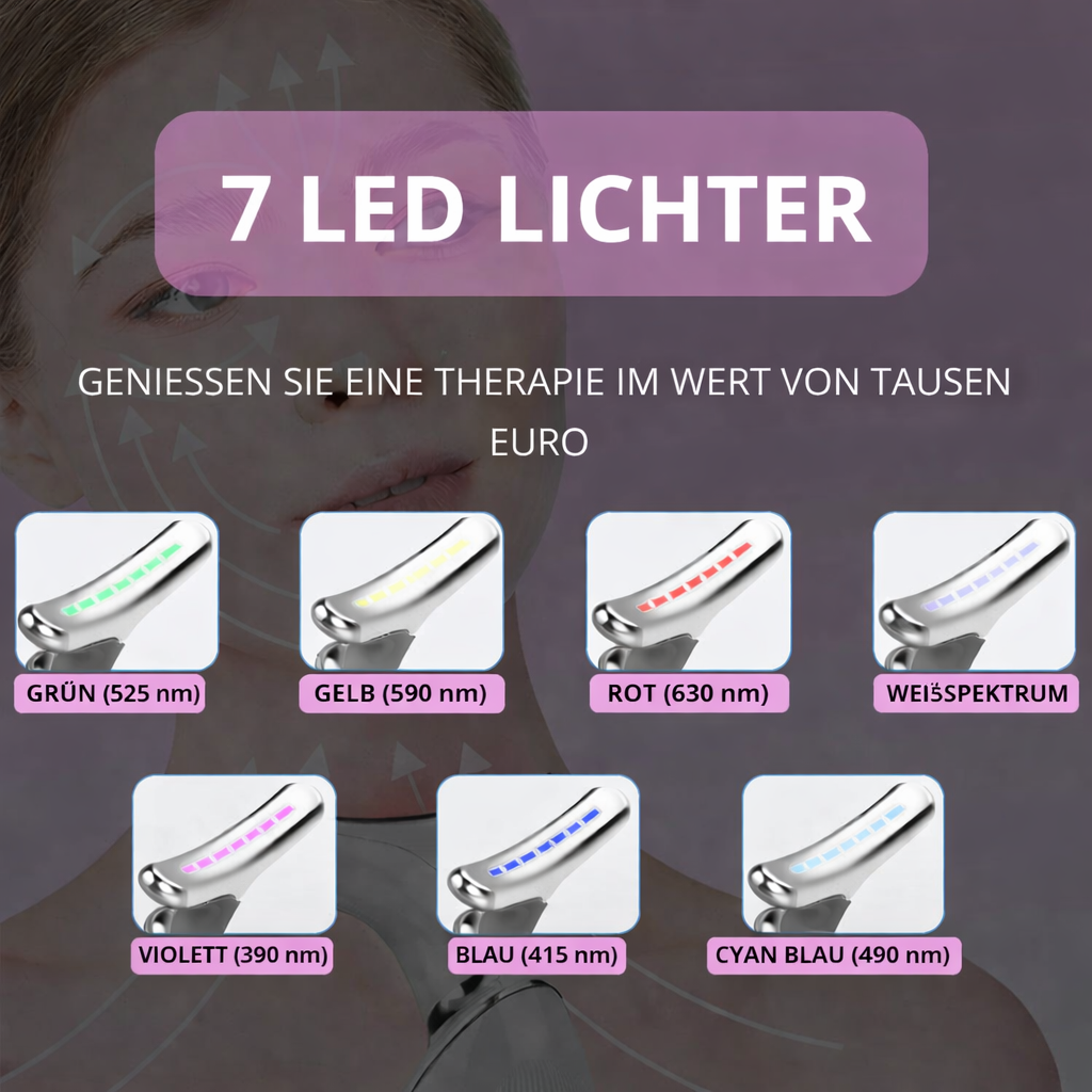 Flivit - Straffendes LED-Gesichtsmassagegerät